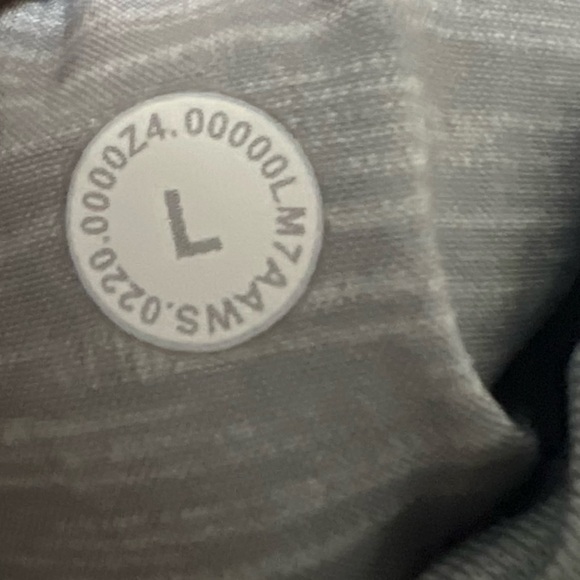 Lululemon T.H.E. Short *Linerless 9" Heather Allover Sea Salt Light Cast Size L‎ - Picture 10 of 10